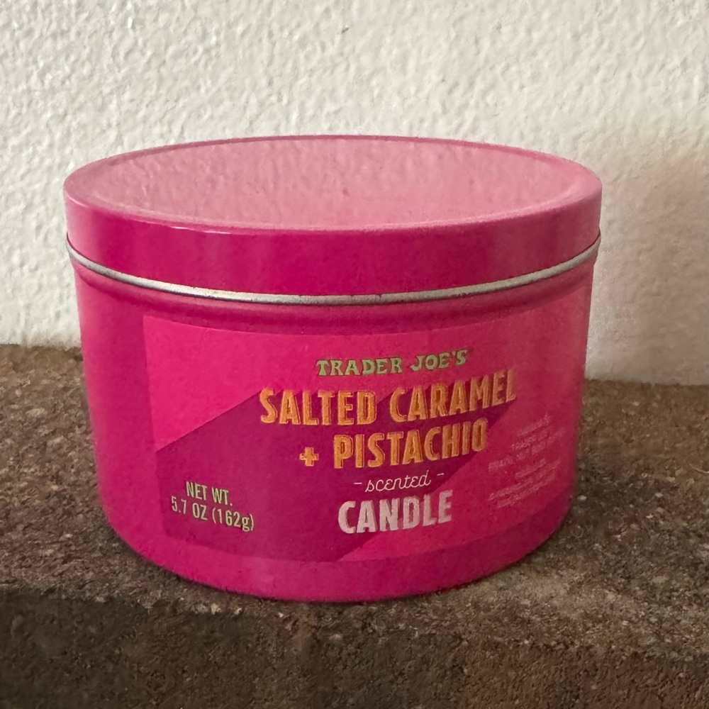 Trader Joe’s Salted Caramel & Pistachio Scented Candle